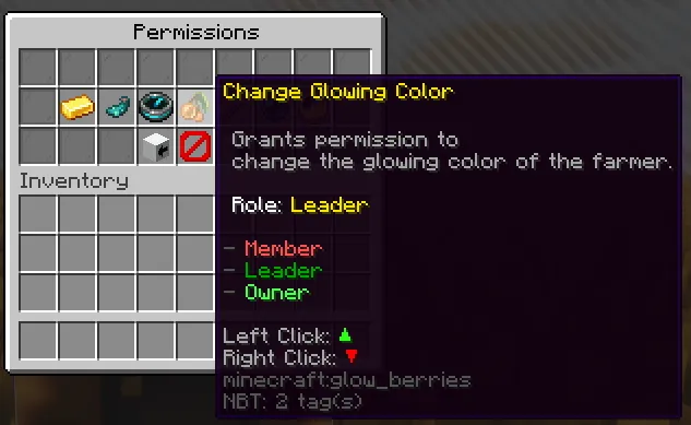 Permission Item