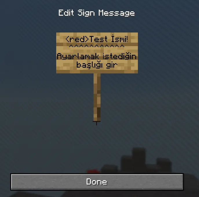 Sign GUI